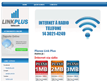 Tablet Screenshot of linkplusbauru.com.br
